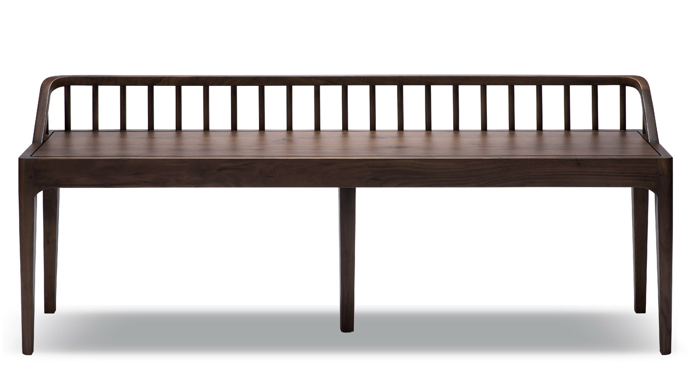 Walnut Spindle Bench