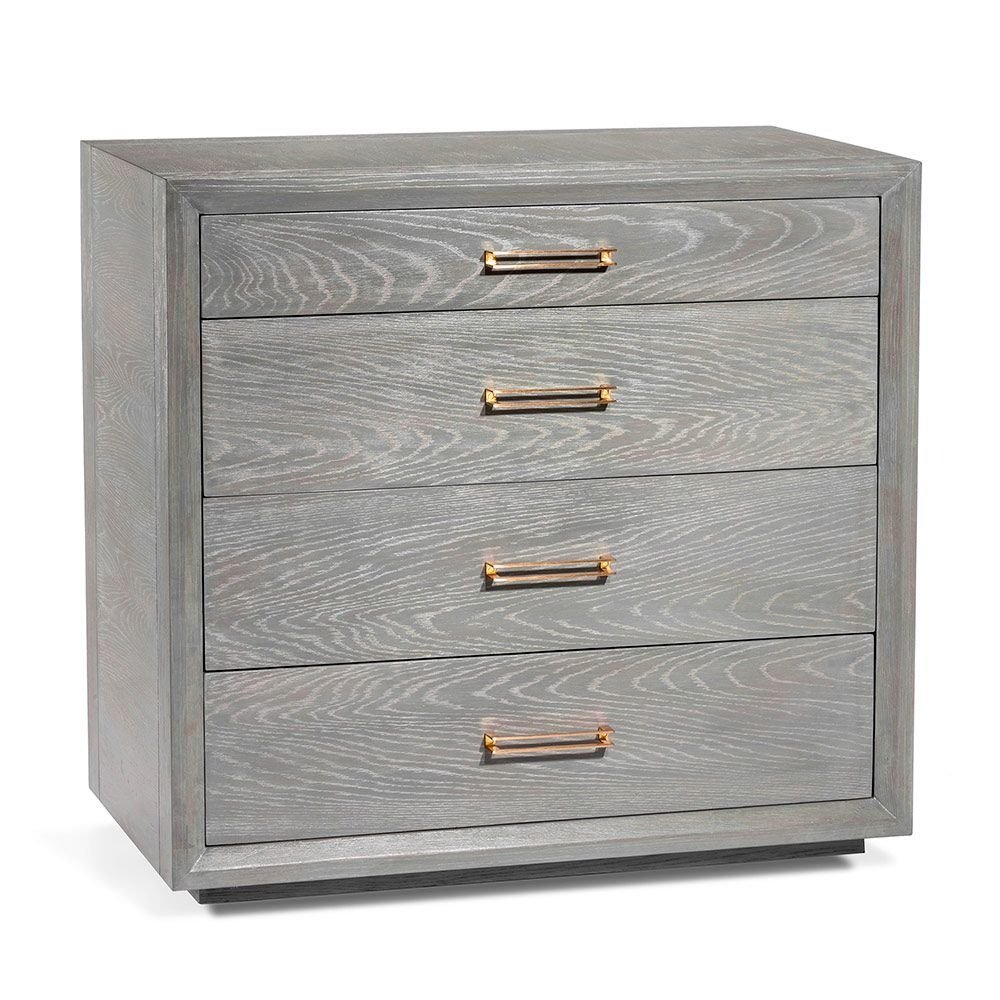 Grey Oak Chest of Drawers