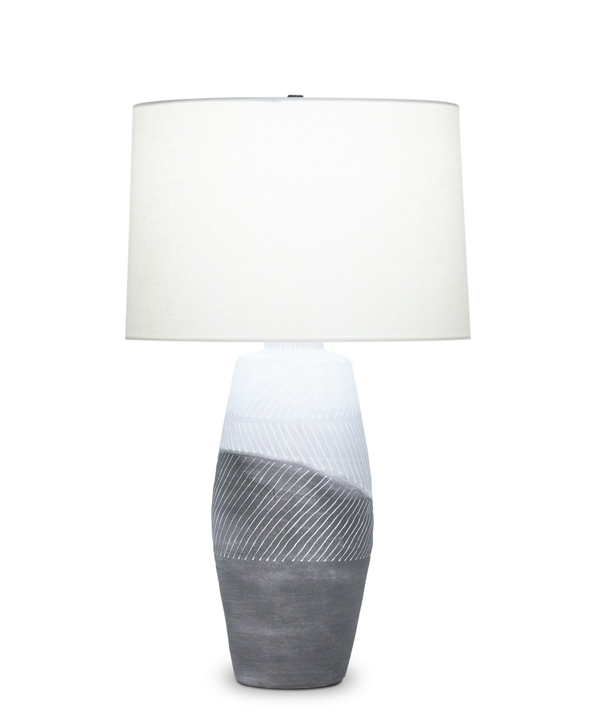 Grey Tapered Lamp