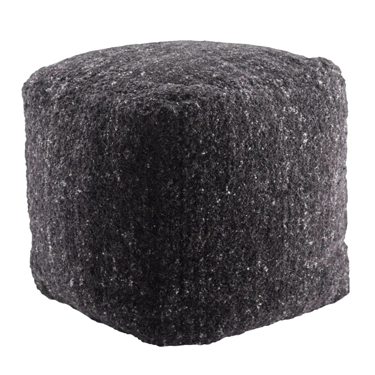 100% Wool Pouf