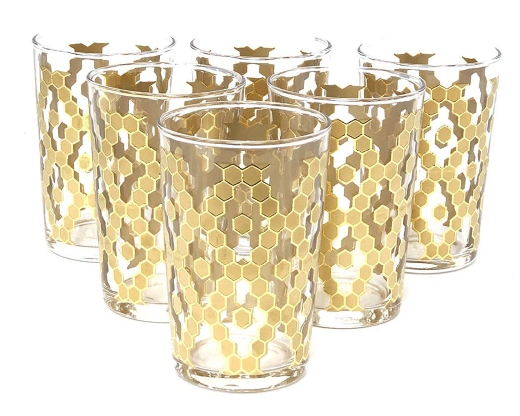 Moroccan Glasses-Nectar Gold