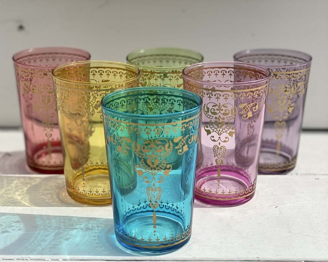 Set of 6 Moroccan Glasses