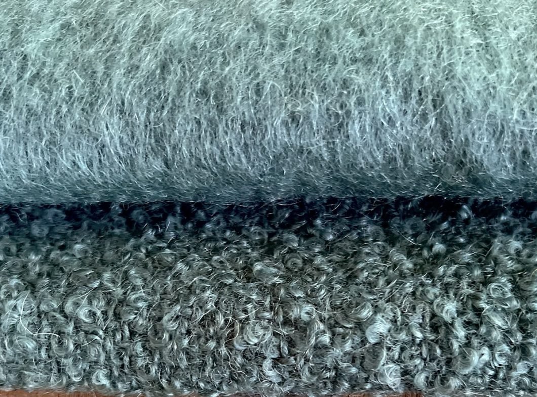 South African Mohair Throw-Turquoise
