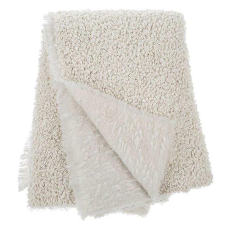 Boucle Throw White