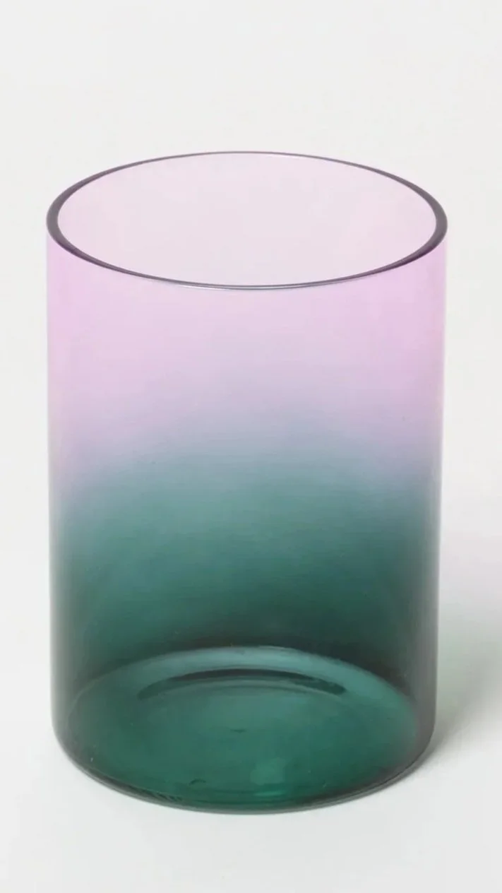Gradient Lilac &amp; Teal Glass