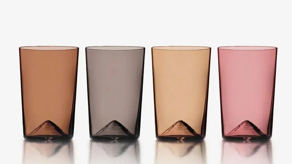 Set of 4 Hand-blown Glasses (Terra)