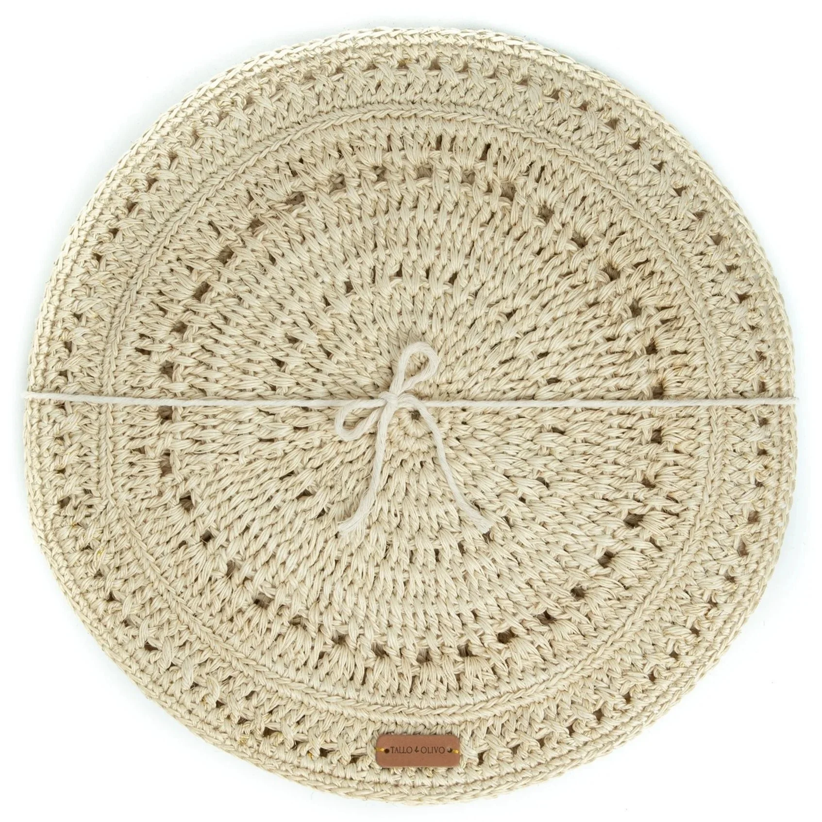 15" Round Fique Pacific Placemat