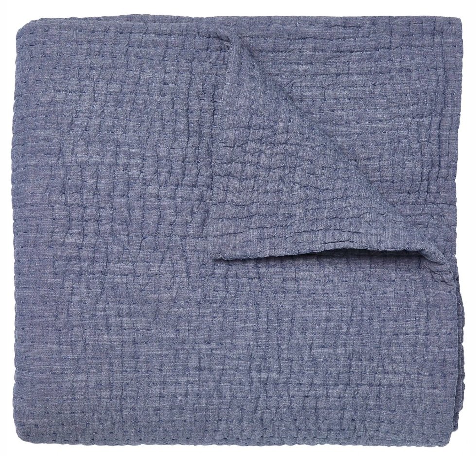 Vivada Indigo Woven Quilt