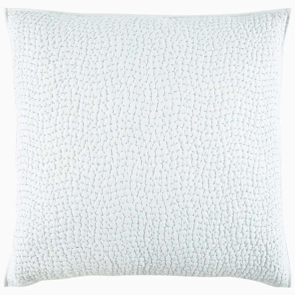 Organic Hand Stitched Mist Sham