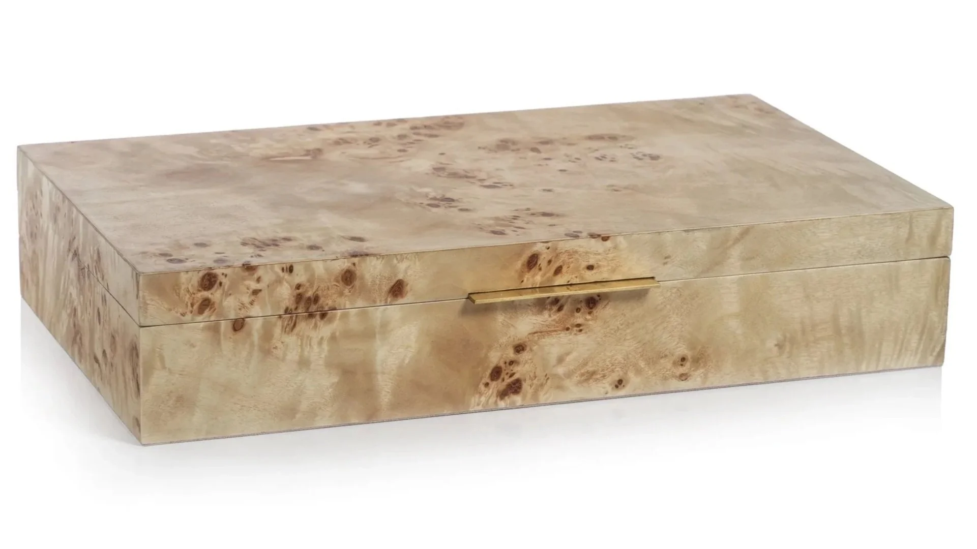 Lg. Burlwood Veneer Box