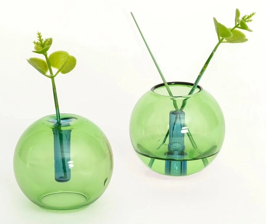 Mini Bubble Vase Green/Blue