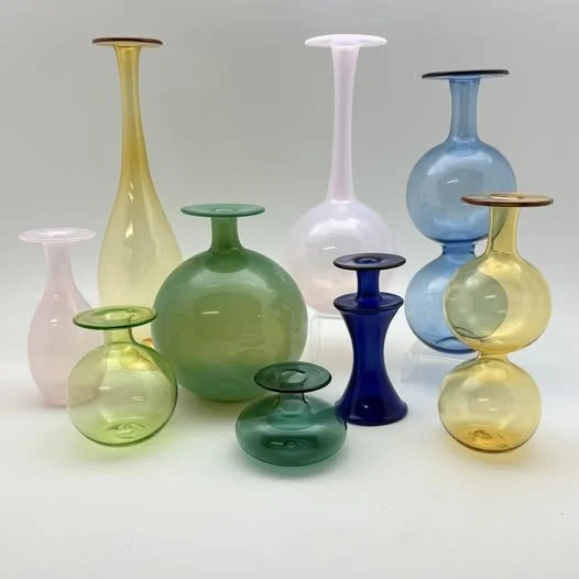 Assorted Bottles Hand-blown (USA)