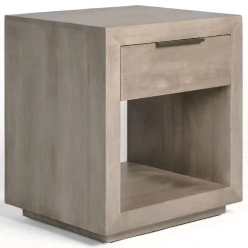 One Drawer Nightstand in Misted Ash