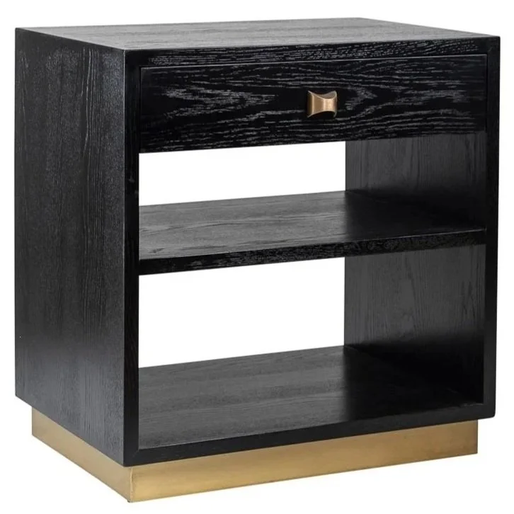 Omar Bedside Table in Black