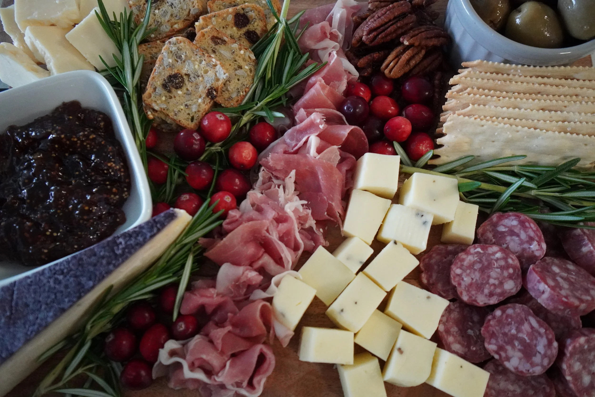 Holiday-Inspired Cheese Board