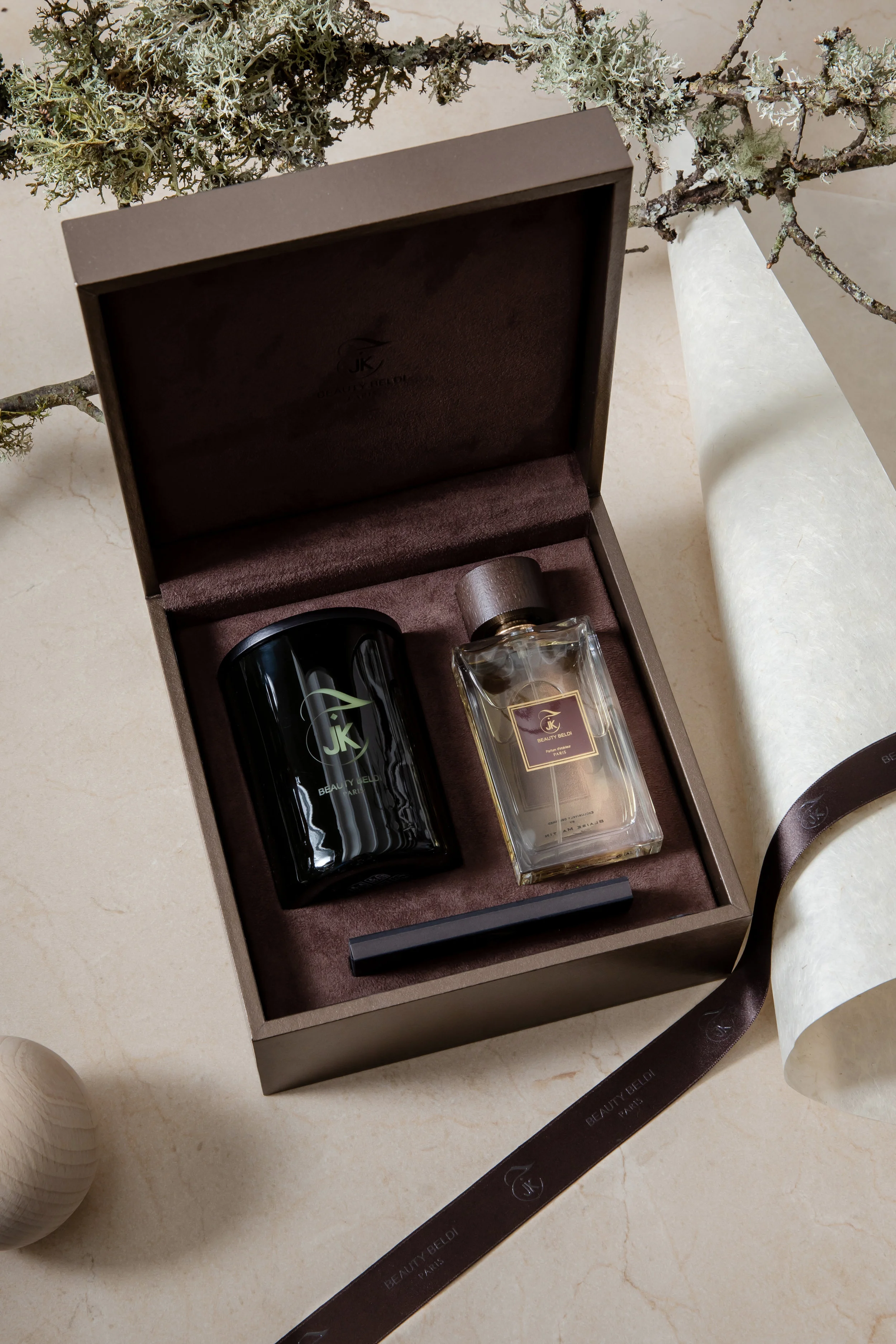 Coffret Prestige Parfum &amp; Bougie