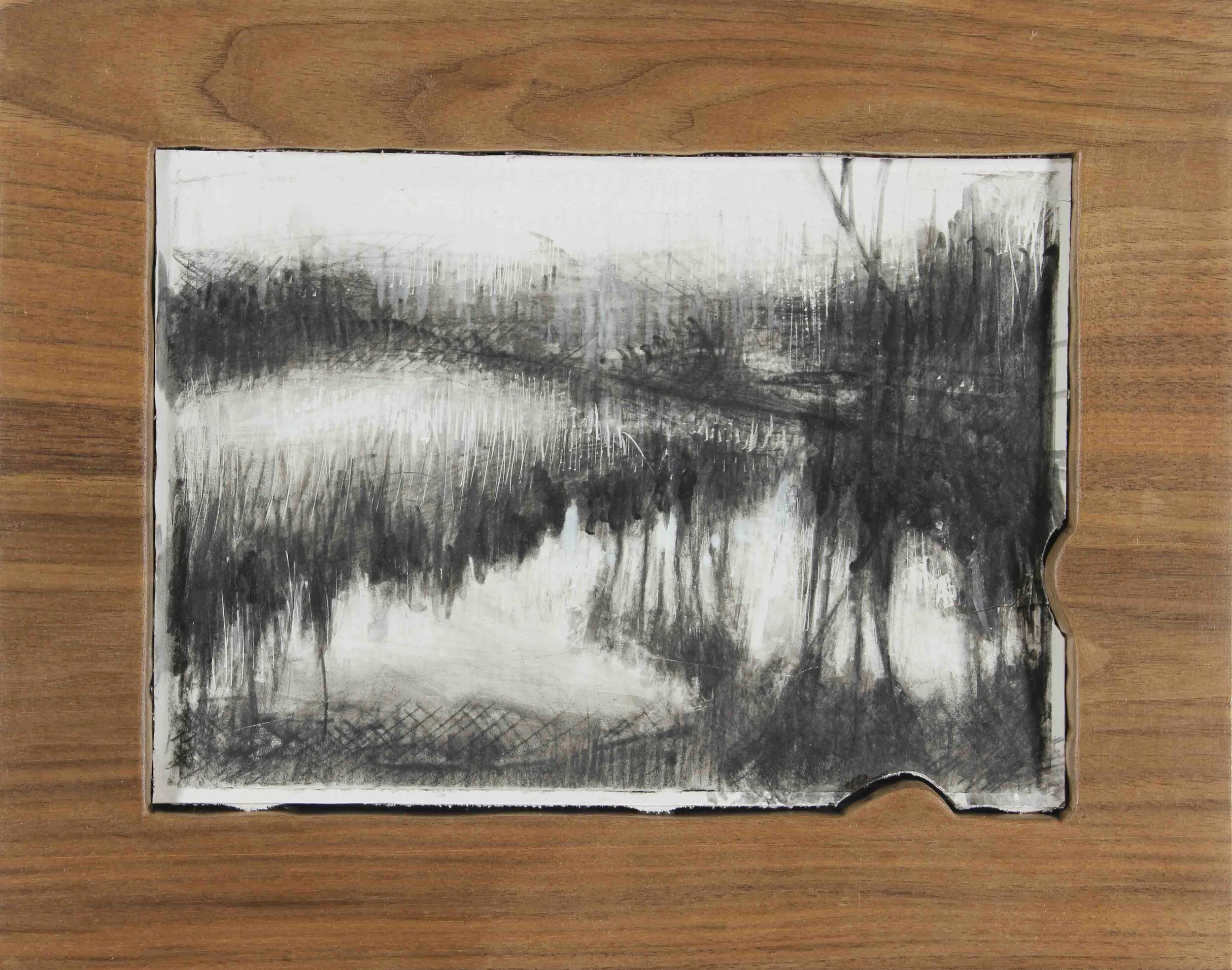 “Wintergarden Pond”, ceramic