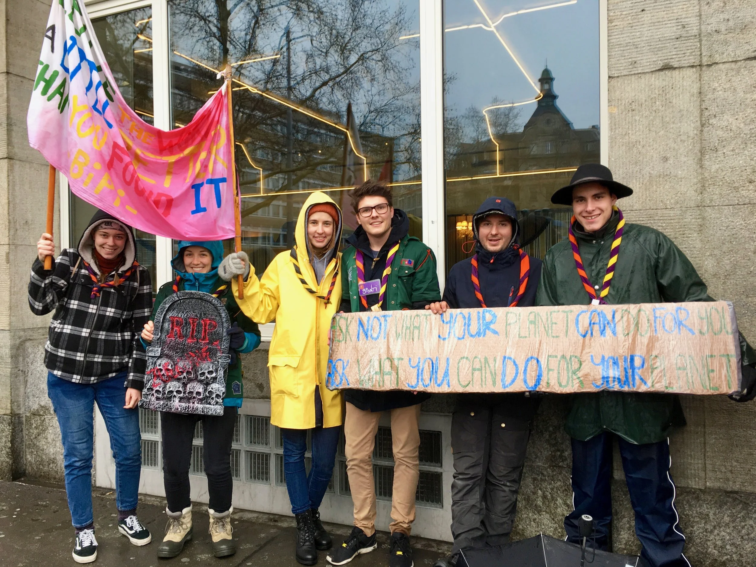 Rover am Klimastreik