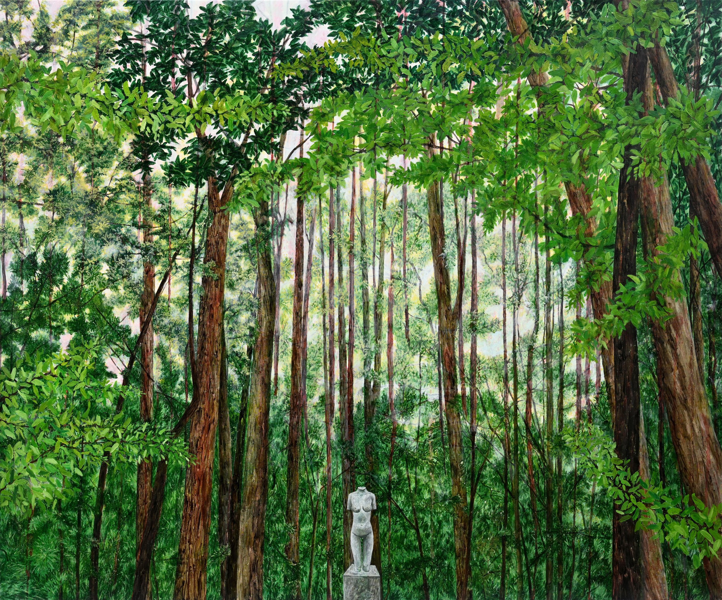 Girls of The Revolution No:1, From "The Season of Ruin’s Remembrance" Series, oil on canvas, 180X150 cm., 2025