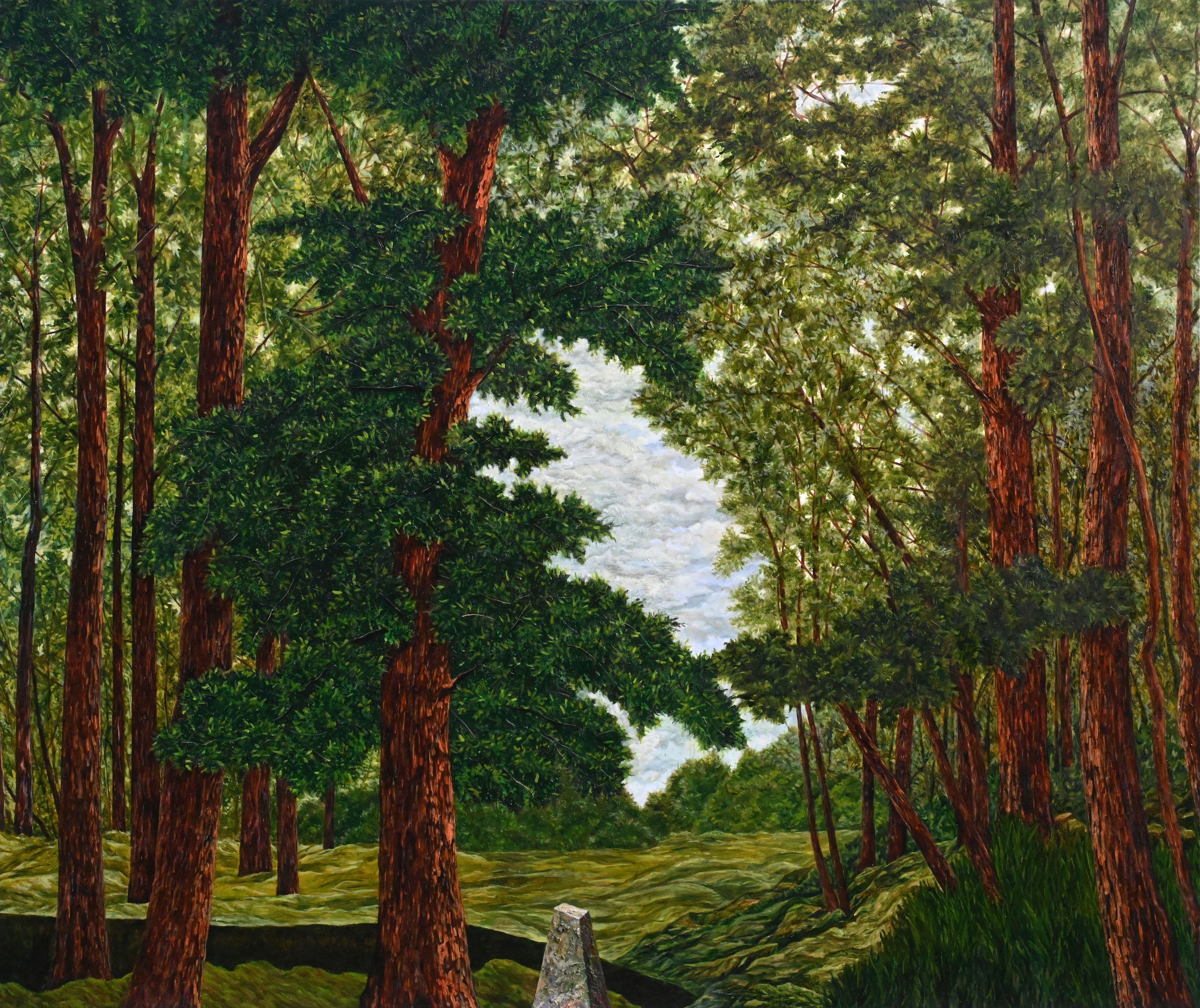 Girls of The Revolution No:5, From "The Season of Ruin’s Remembrance" Series, oil on canvas, 180X150 cm., 2025