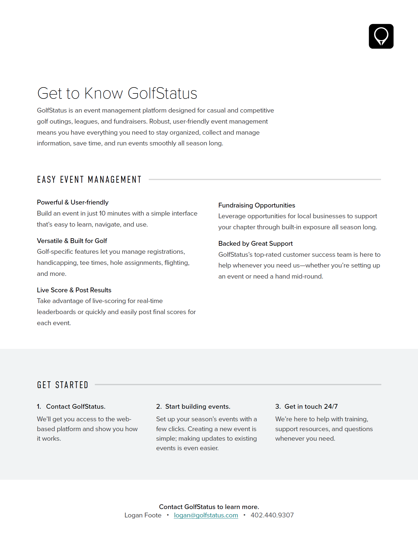 Get to Know GolfStatus