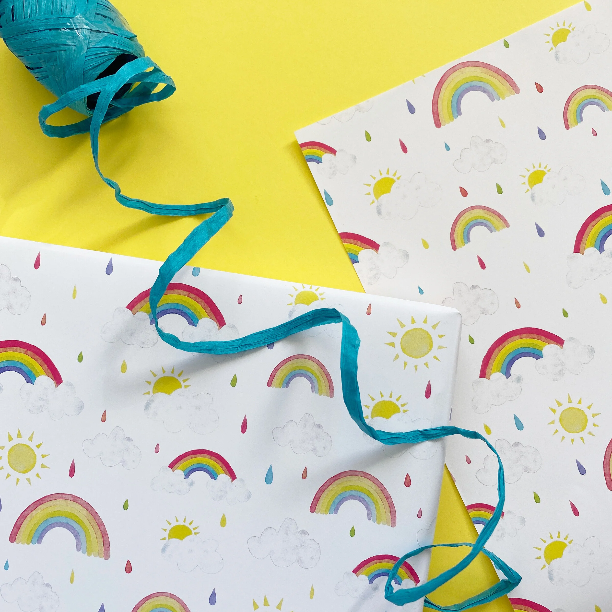 Rainbow Wrapping Paper Pack