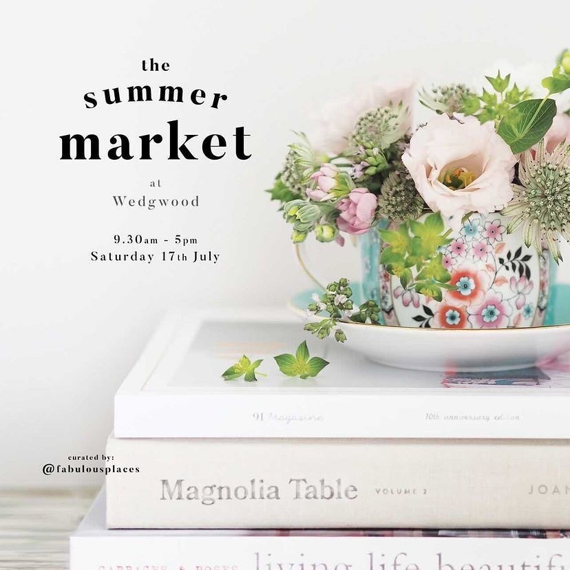 I&rsquo;m delighted to share I&rsquo;ll be joining @fabulousplaces this July at @worldofwedgwood This will be my first in person event since 2019, and what a beautiful event it will be! Pop over to @fabulousplaces to book your tickets.