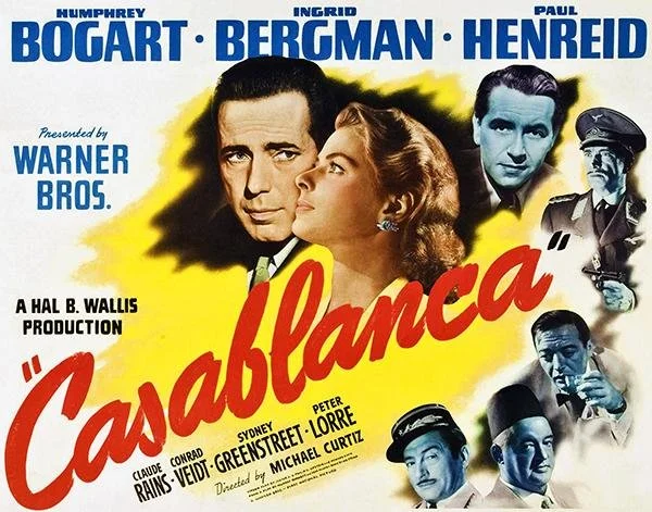 "Casablanca - Hollywood's greatest love story" - Baldwin Public Library - Open to the public