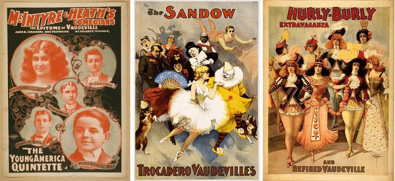 "American Vaudeville - The birth of Modern Entertainment" - Molloy University MILL 2 program - Open to the public - Registration required - See below for registration details