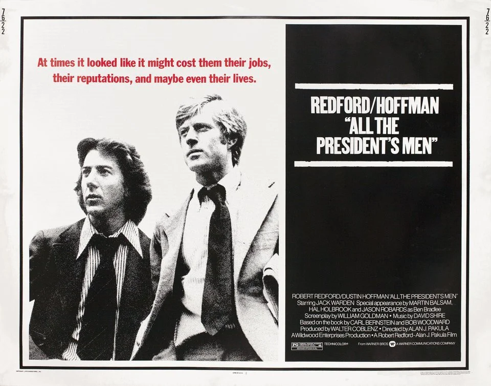 "All The President’s Men - the classic political thriller" - Molloy University MILL 2 program - Open to the public - Registration required - See below for registration details