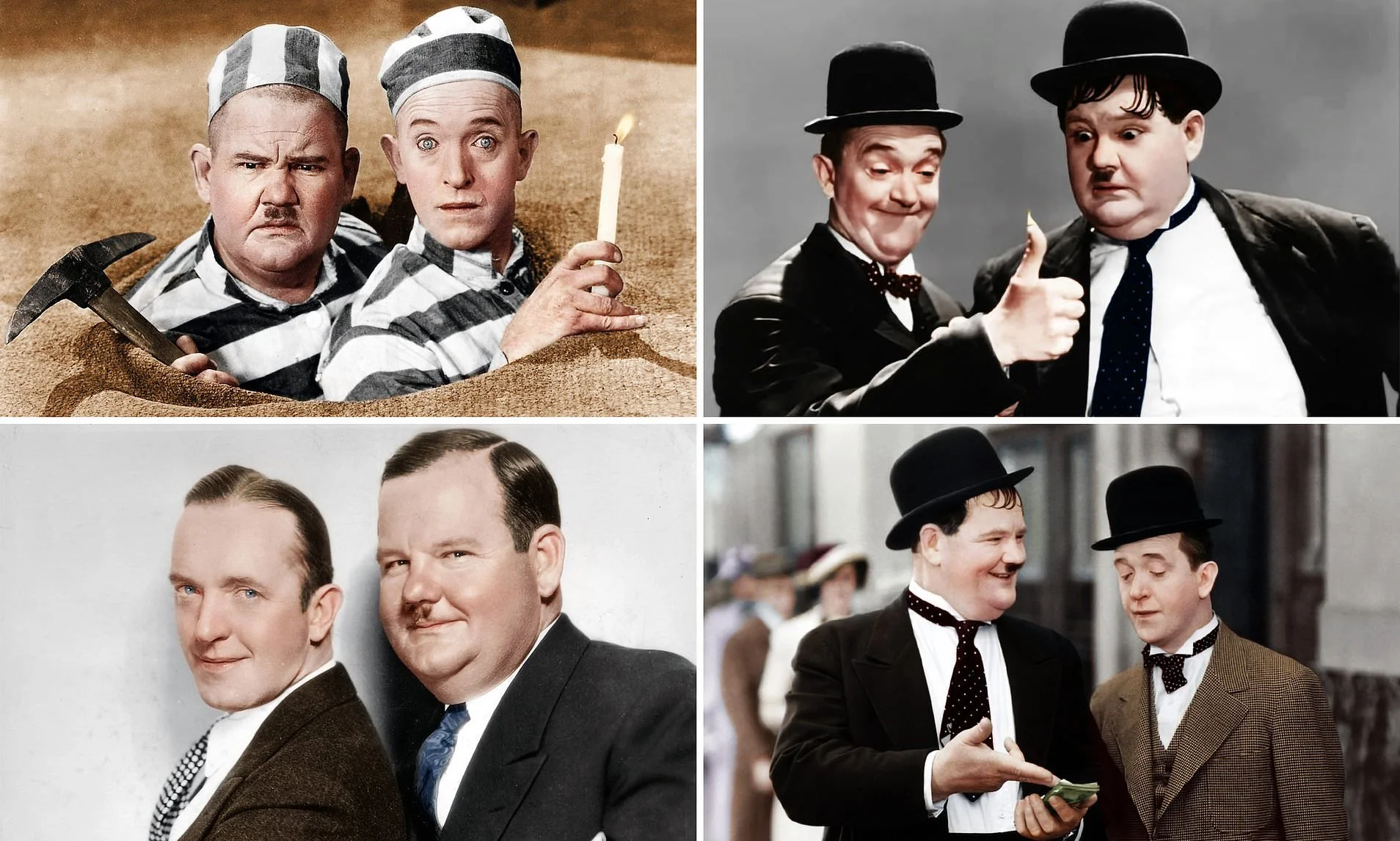 "Stan Laurel and Oliver Hardy - The world's most famous double act" - Syosset Public Library - Open to the public