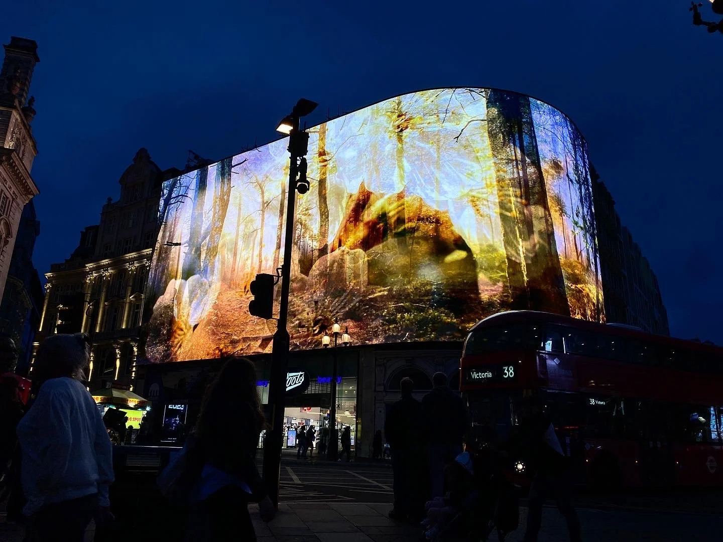 Sparks of Nature, Piccadilly Circus for Art of London