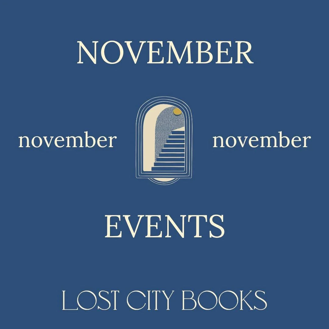 A new month on the horizon means a new round up of our upcoming events. Here are all the events you can expect in November! 

&ndash; 11/6 THE CHURCH OF DIVINE ELECTRICITY by Emily Mitchel w/ Tania James

&ndash; 11/11 CROCOSMIA by Miranda Mellis w/ 