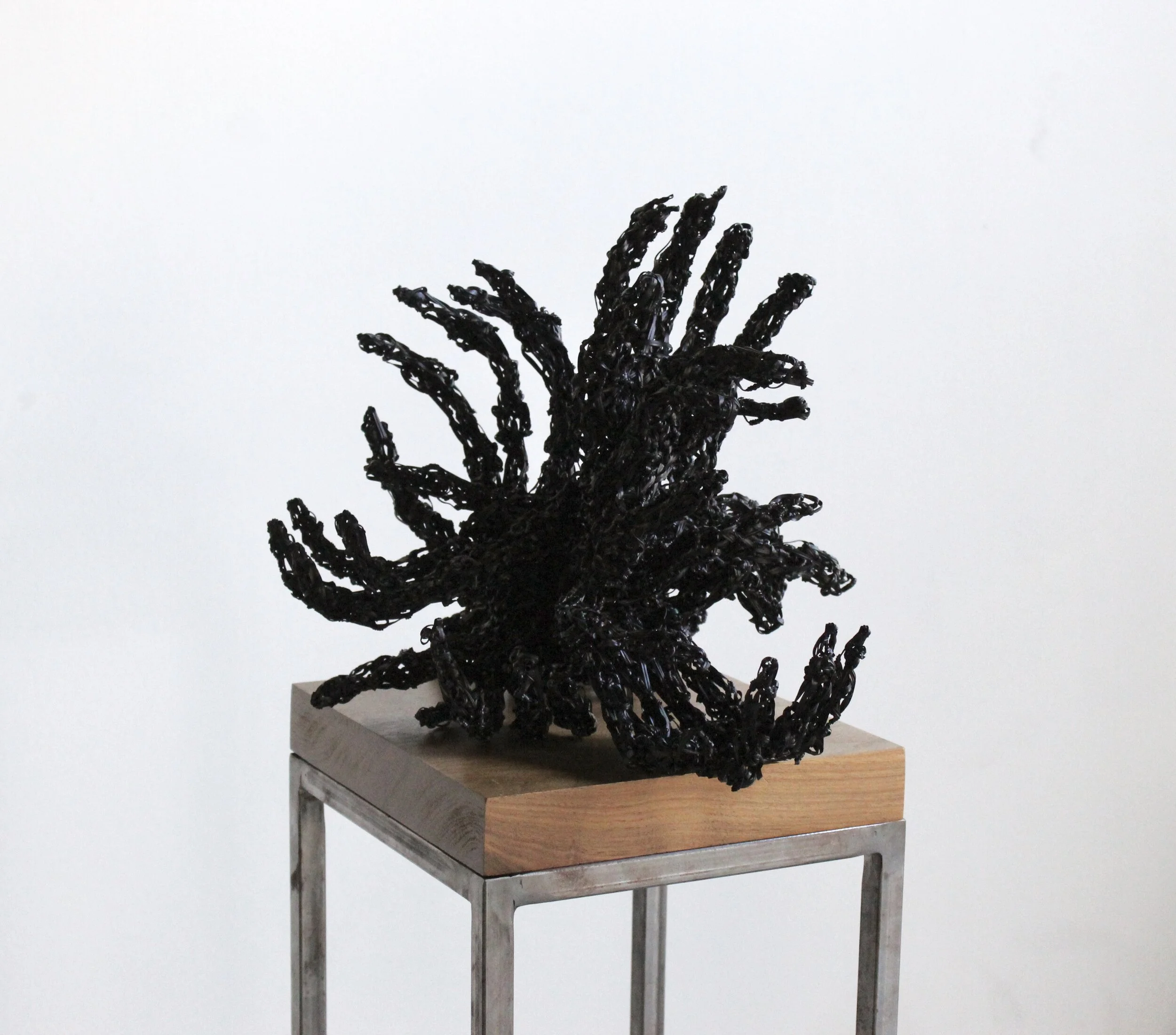  [EX MANU]  Black Twist Ties  Dimensions Variable  2019 