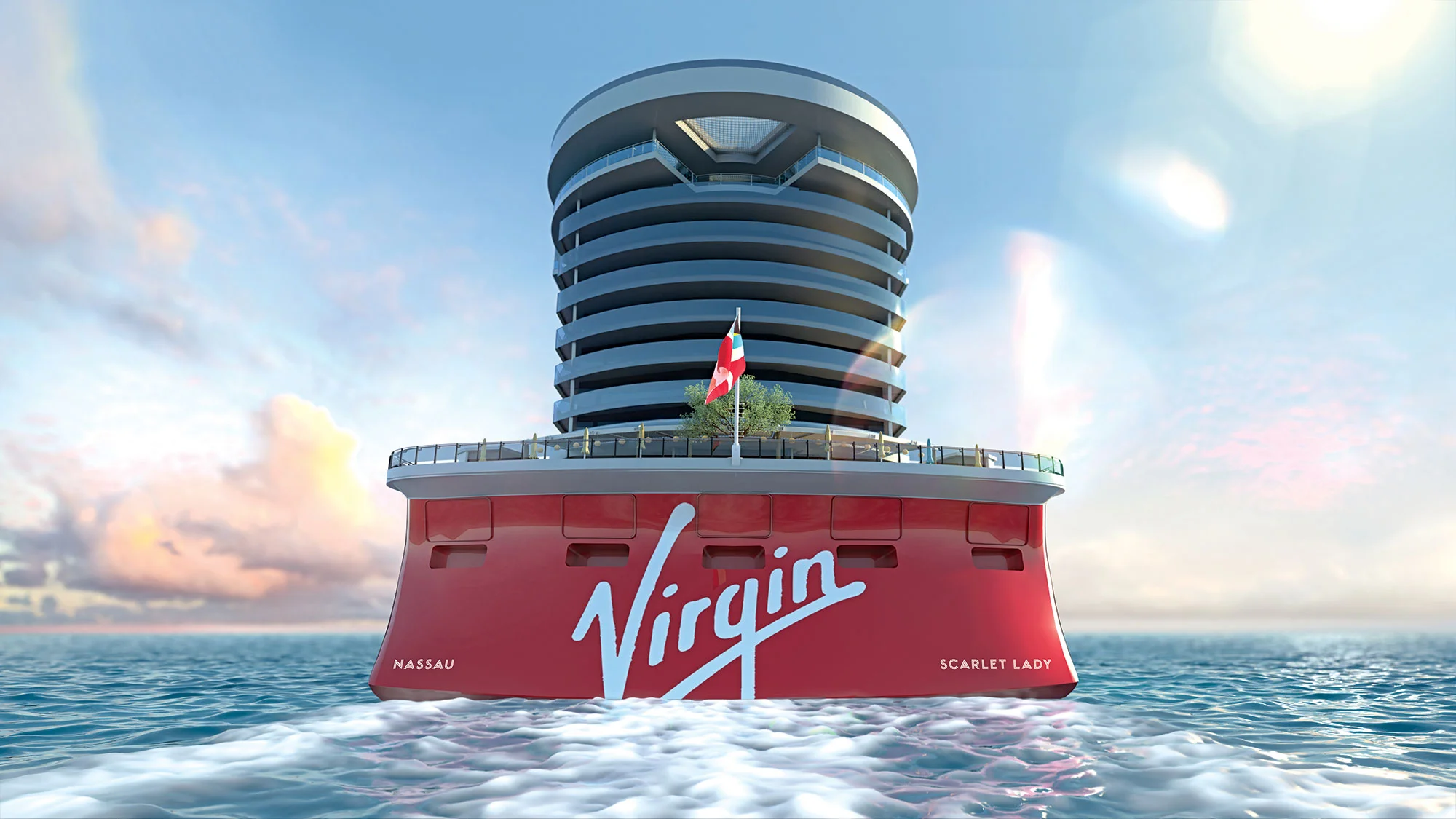 Scarlet Lady Aft | Photo: Courtesy of Virgin Voyages