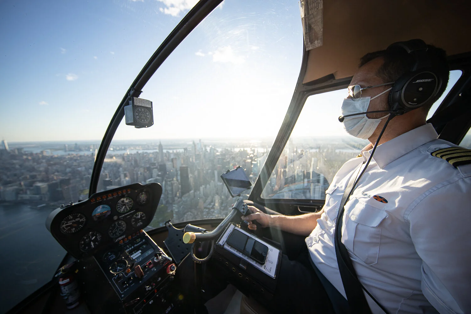 HELICOPTERS OVER NEW YORK FOR HEALTHCARE HEROES