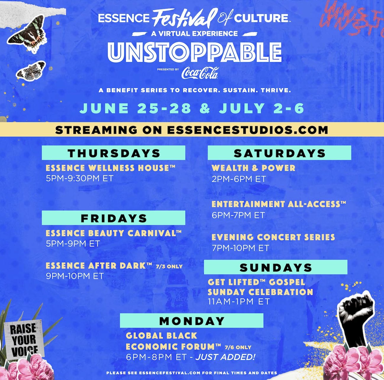 2020 ESSENCE FESTIVAL OF CULTURE, VIRTUAL — Average Socialite