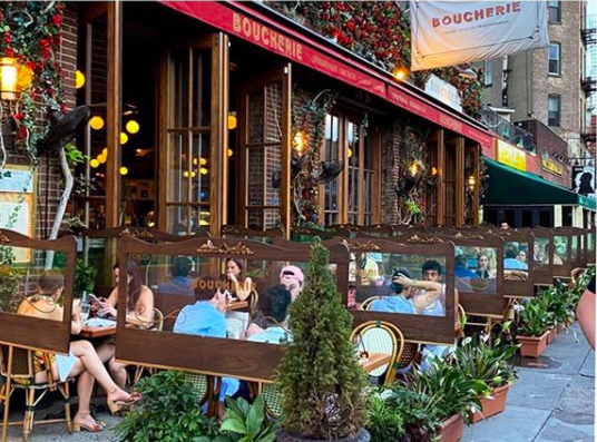 NYC RESTAURANT REOPENINGS WITH OUTDOOR SEATING (PHASE TWO)