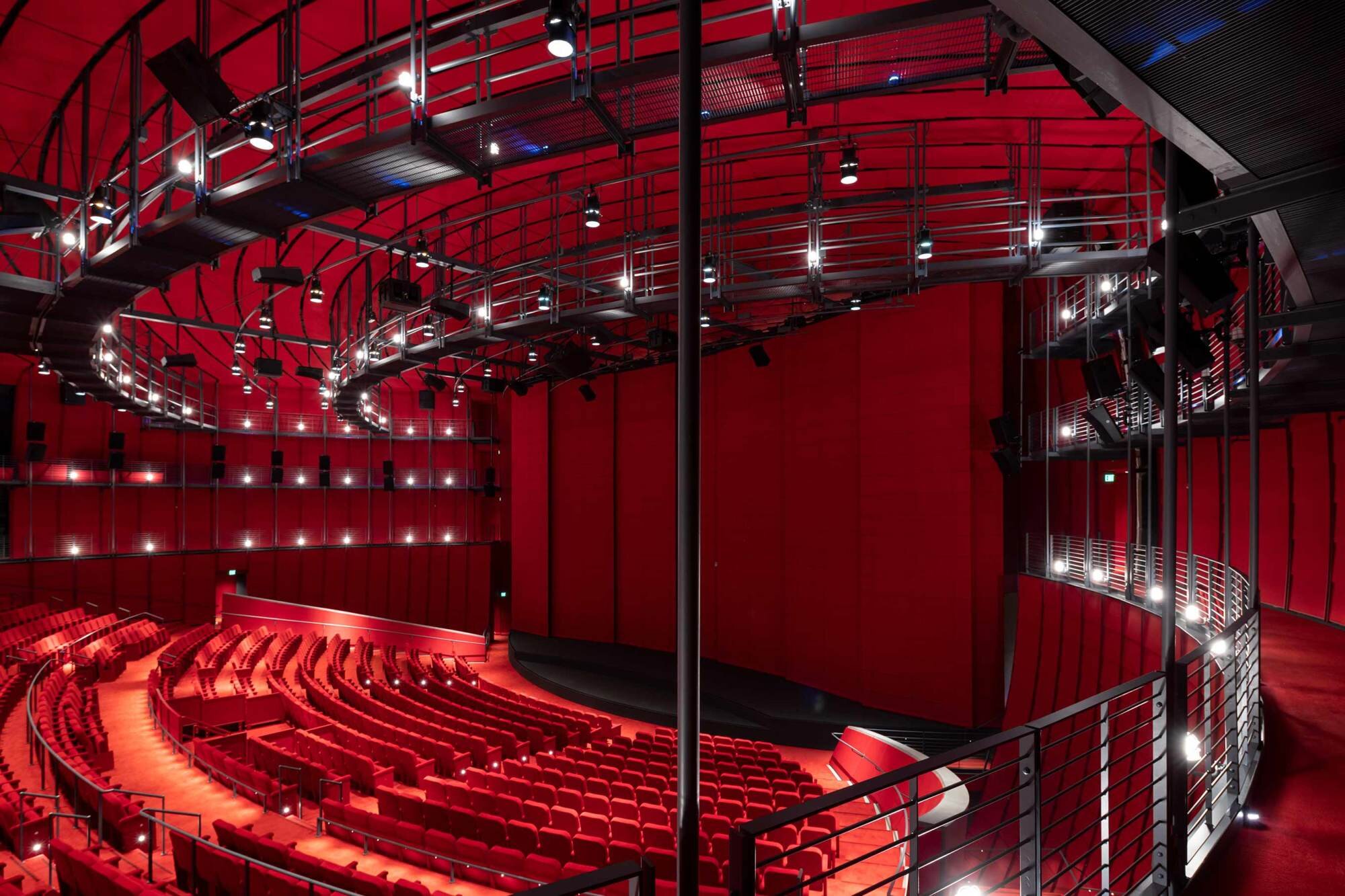   The Academy Museum’s 1,000-seat David Geffen Theater.    (Iwan Baan/Iwan Baan Studios/Academy Museum Foundation)  