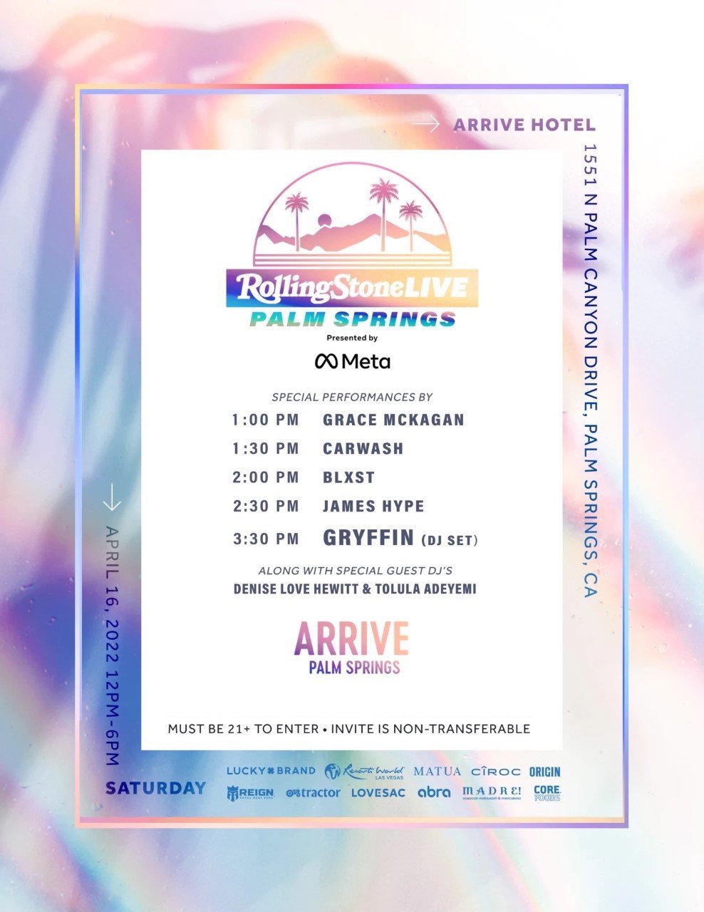 [MO] ROLLING STONE LIVE 2022, PALM SPRINGS