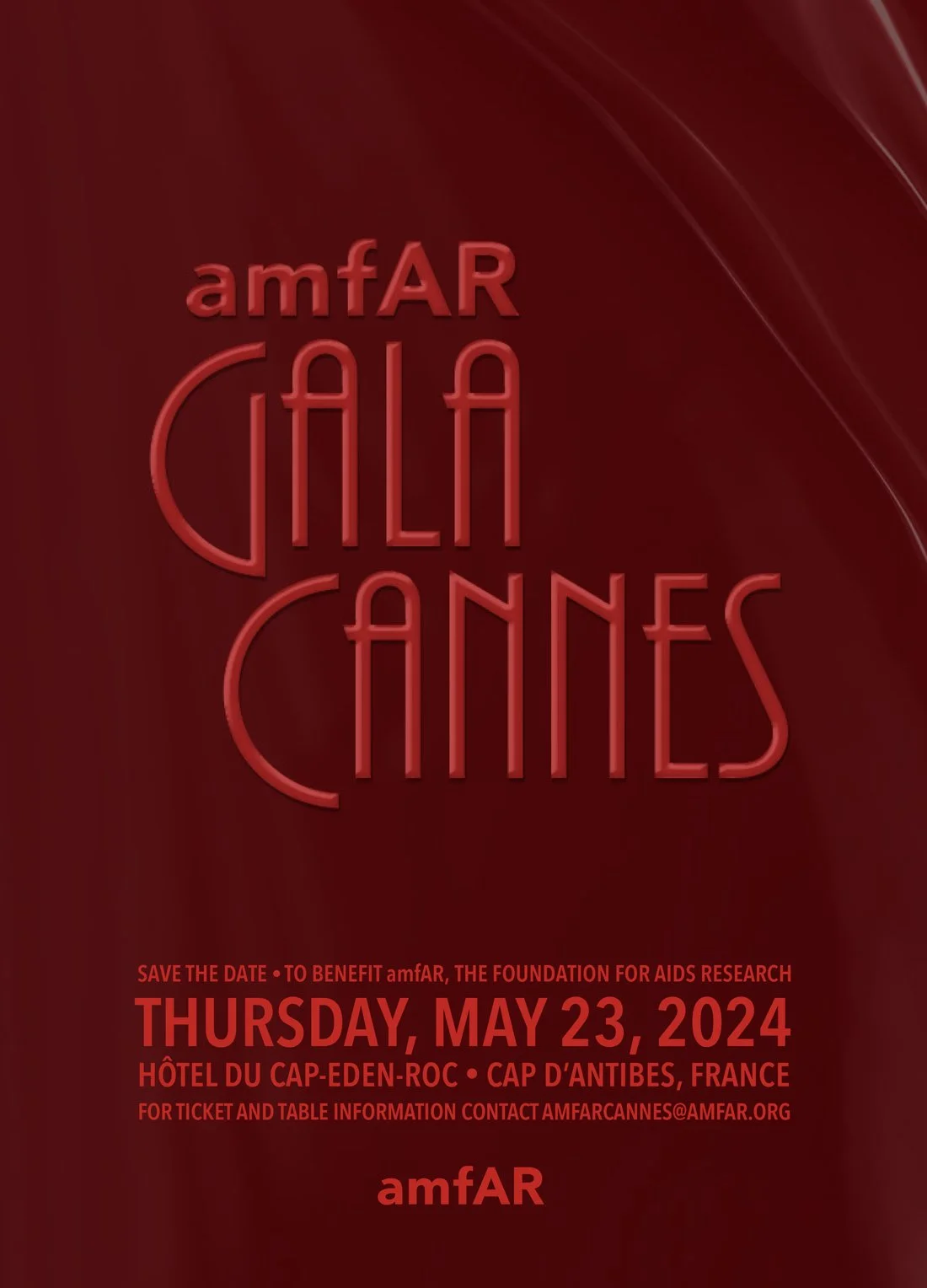 AMFAR CANNES 30TH ANNIVERSARY EDITION, CANNES