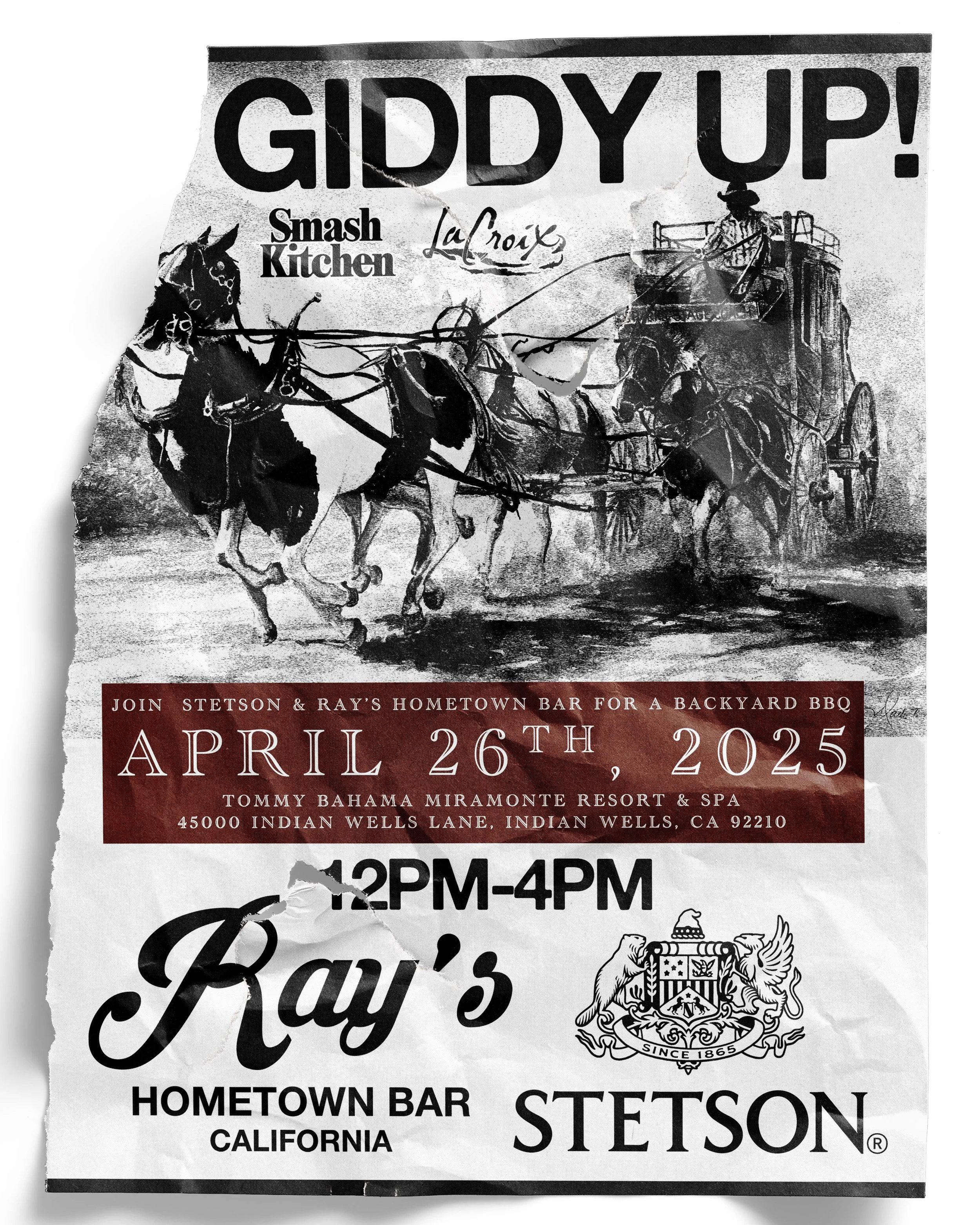 STETSON X RAY'S HOMETOWN BAR STAGECOACH, LA