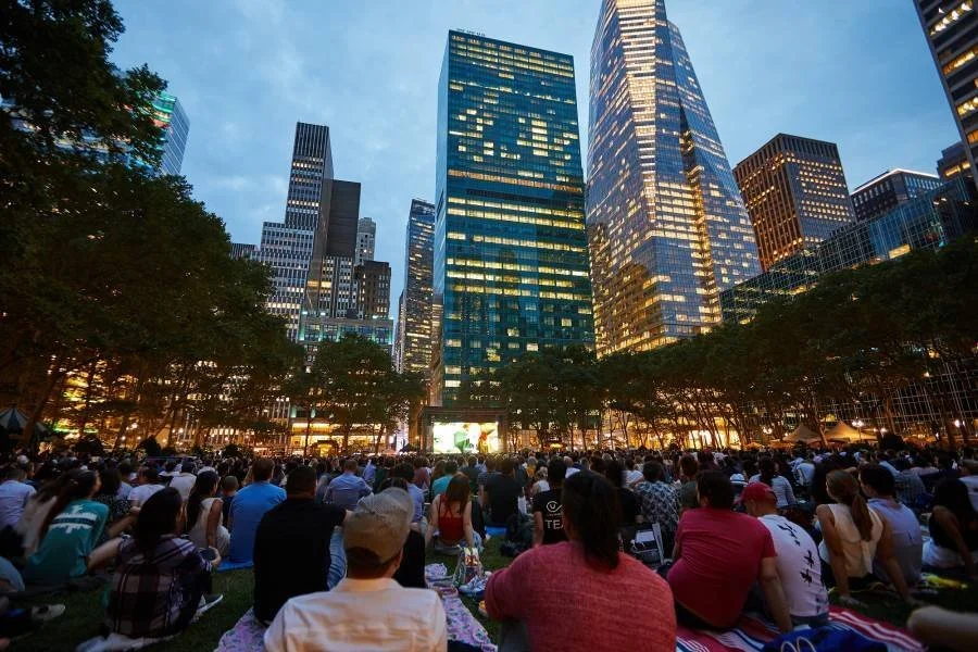 BRYANT PARK MOVIE NIGHTS, NYC