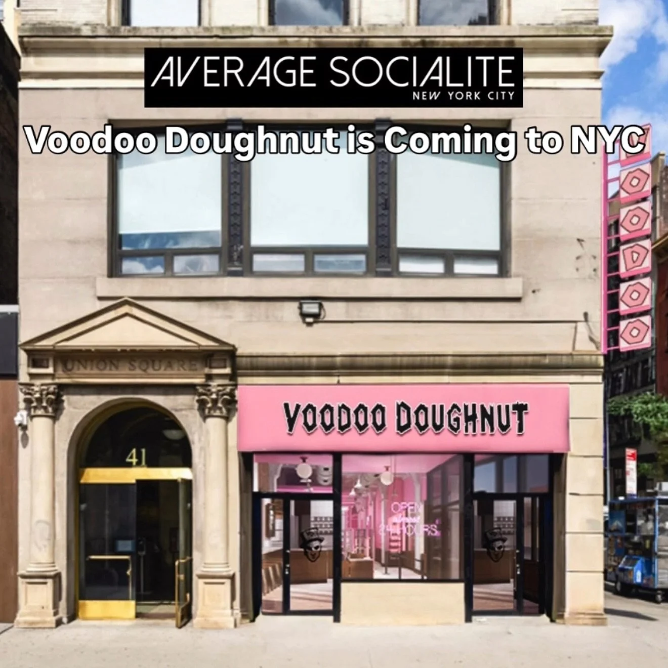 ☠️🍩 @VoodooDoughnut, the iconic doughnut brand known for its imaginative flavors and artisan creations, is making history with its first-ever NYC shop at 41 Union Square W. The Union Square shop will feature Voodoo&rsquo;s full lineup of more than 4