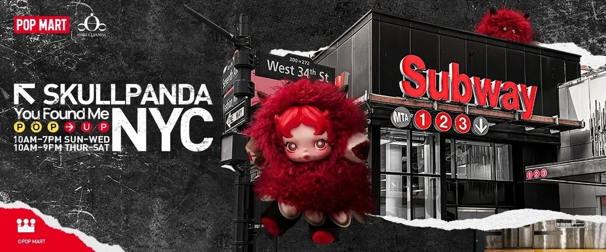 YOU FOUND ME SKULLPANDA X WEDNESDAY POP-UP, NYC