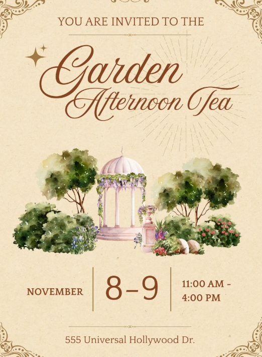 AFTERNOON TEA AT THE HILL POP-UP, LA