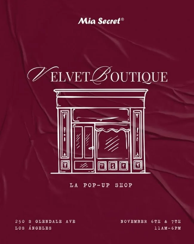 THE VELVET BOUTIQUE: A MIA SECRET POP-UP, LA