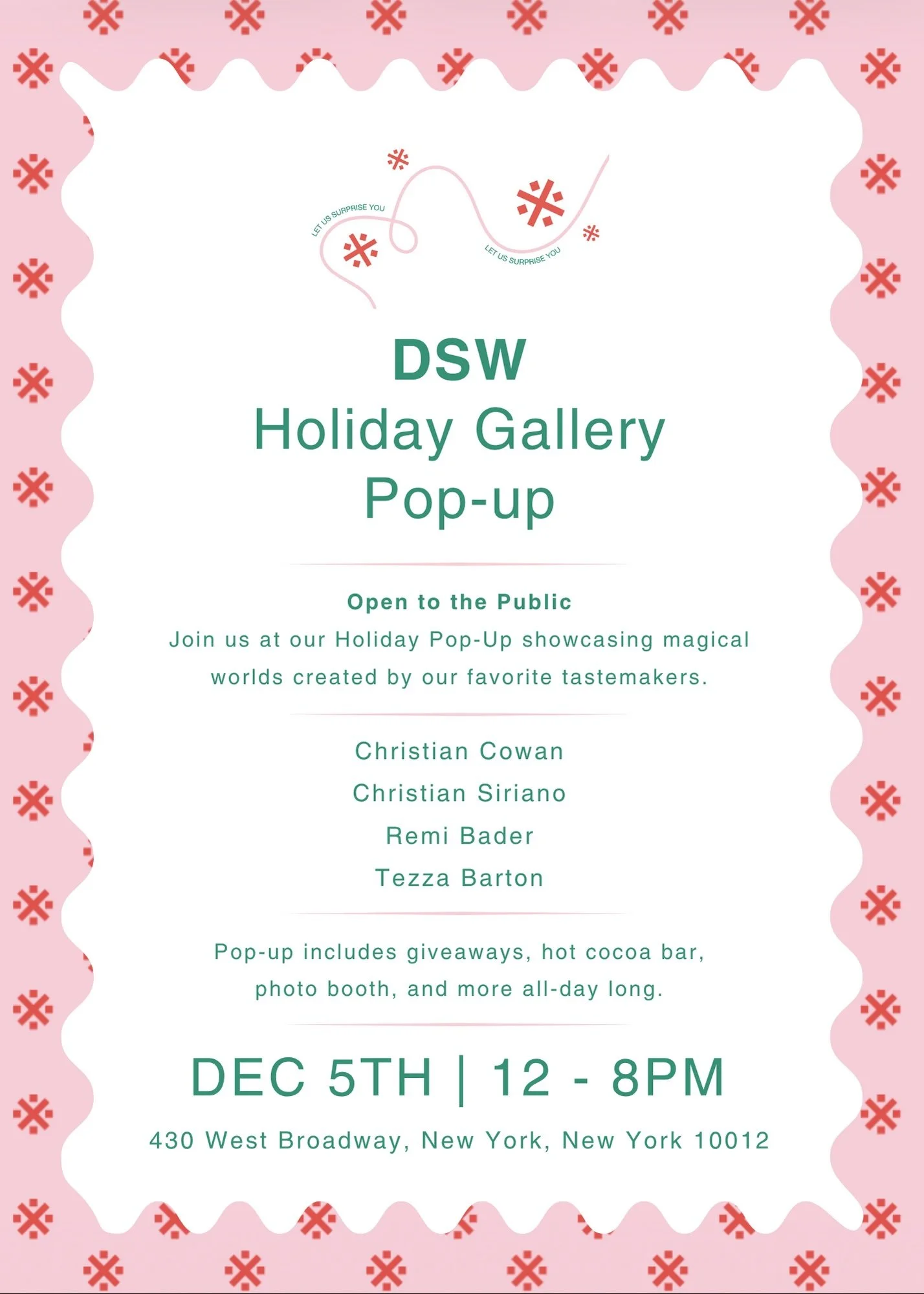 DSW HOLIDAY GALLERY POP-UP, NYC