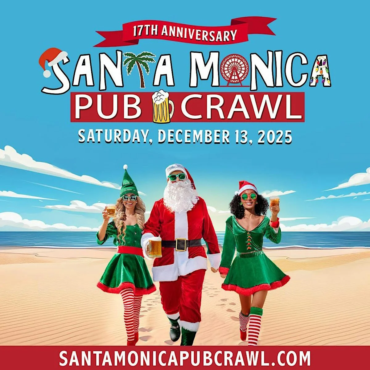 17TH ANNIVERSARY SANTA MONICA PUB CRAWL, LA