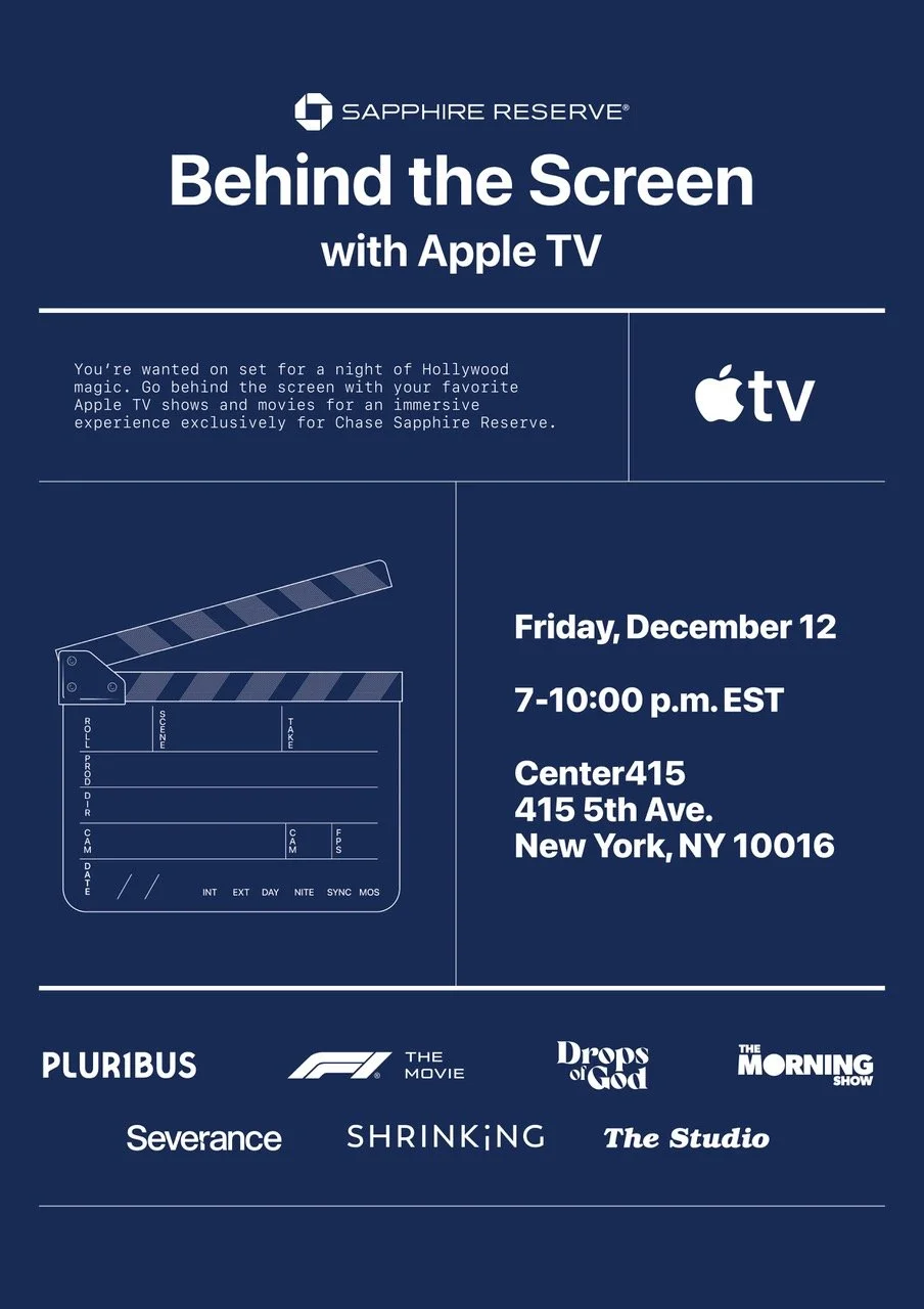 APPLE TV X CHASE SAPPHIRE HOLIDAY CELEBRATION, NYC